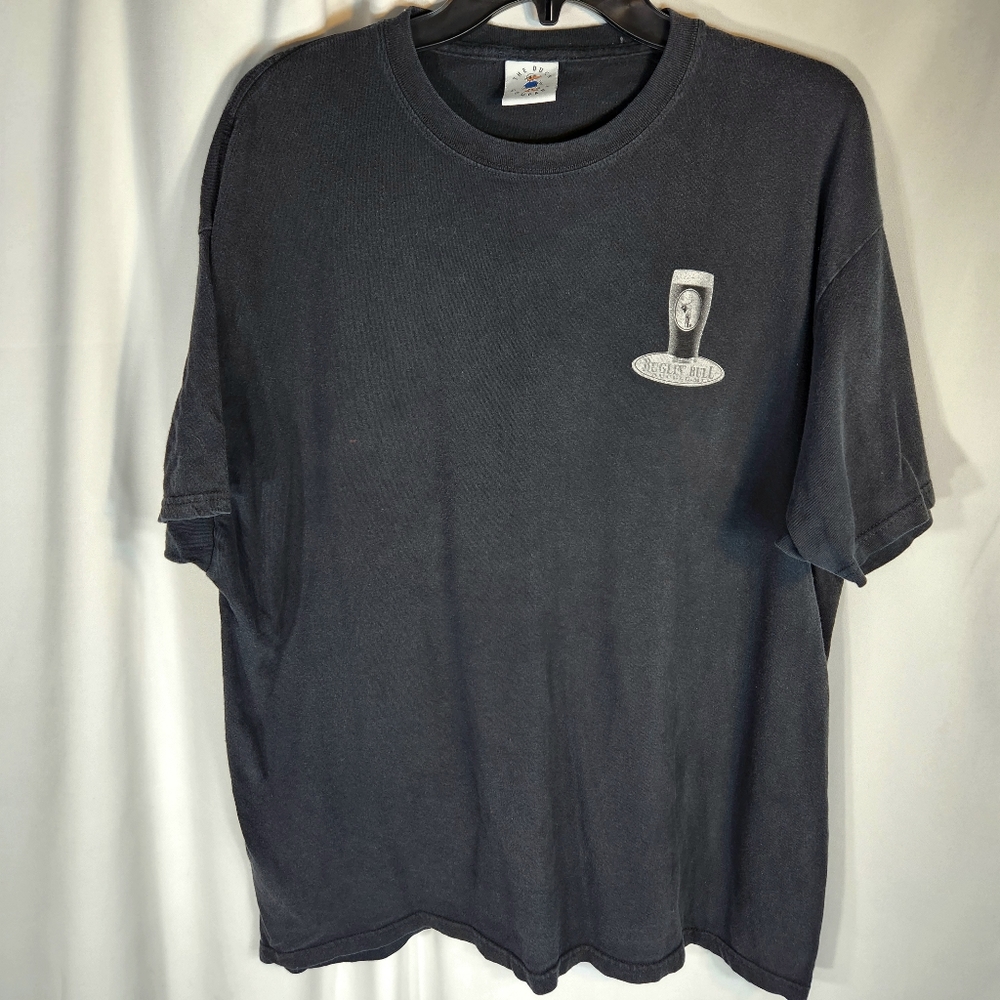 The Duck Company Black Buglin' Bull Elk Poop Tee Shirt Size XLarge